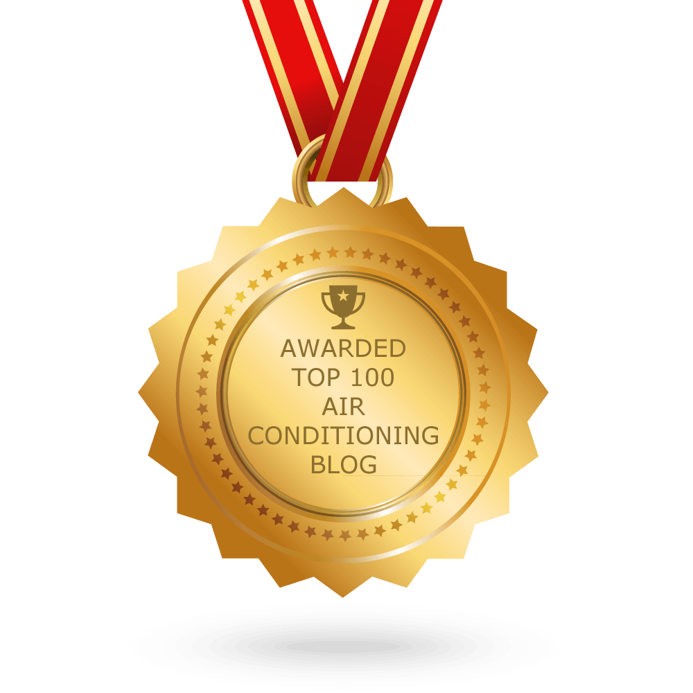 top 100 air conditioning blog badge