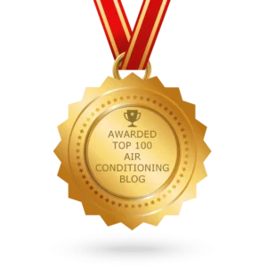 top 100 air conditioning blog badge