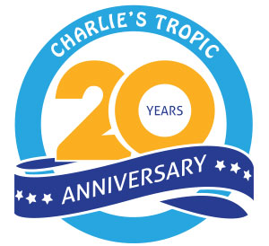 Charlies Tropic 20 years logo