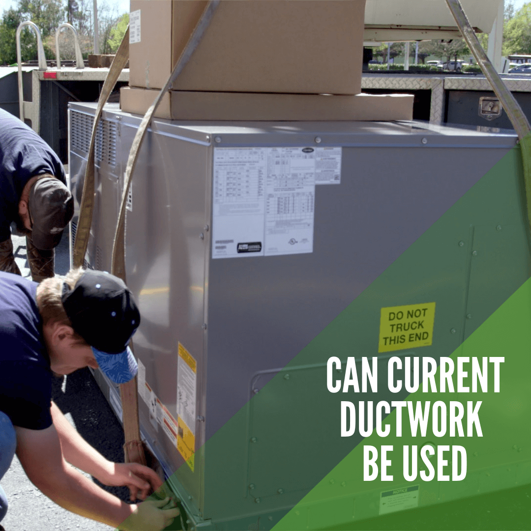 can current ductwork be used