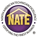 Nate logo showing its connection with emergency air conditioning repair service Charlie's Tropic Heating & Air servicing Jacksonville, FL