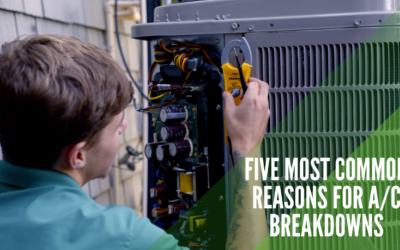 Five Most Common Reasons for A/C Breakdowns